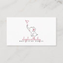 Search for elephant business cards Babysitter