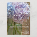 Search for purple hydrangea wedding invitations Rustic