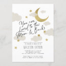 Search for moon and back baby shower invitations Modern