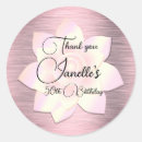 Search for elegant flowers stickers 50th birthday