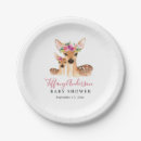 Search for deer plates Girl baby shower