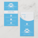 Search for veterinary clinic appointment cards Pets