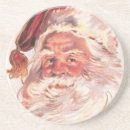 Search for vintage santa claus coasters Xmas