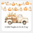 Search for orange truck stickers Pumpkin patch