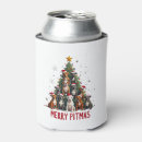 Search for ugly christmas sweater can coolers Dog