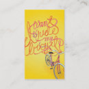 Search for bicycle business cards Illustration
