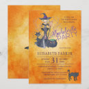 Search for cat hens party invitations Witch