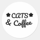 Search for for coffee lovers stickers Cat lover