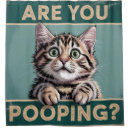 Search for funny cat shower curtains Animals