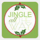 Search for jingle all the way stickers Red