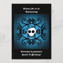 Search for girly skull invitations Teen girl