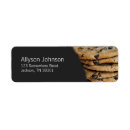 Search for dark background return address labels Colour