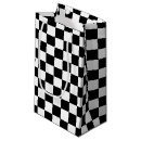 Search for black and white checkered gift bags Fun