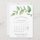 Search for botanical calendar save the dates Simple