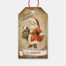 Search for vintage santa gift tags Retro