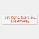 Search for exercise bumper stickers Funny