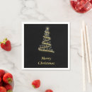 Search for black christmas napkins Tree