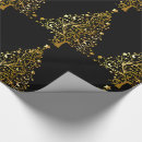 Search for shiny wrapping paper Black and gold