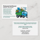 Search for waste management business cards Hauling services