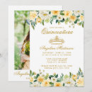 Search for yellow quinceanera invitations Quinceañera
