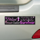 Search for cancer survivor bumper stickers Breast cancer awareness