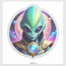 Search for cartoon alien stickers Green