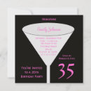 Search for modern 35th birthday invitations Thirty five