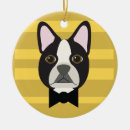 Search for black french bulldog christmas tree decorations Black and white