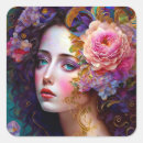 Search for fantasy woman stickers Colourful