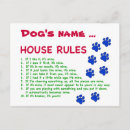 Search for dogs rules postcards Humour