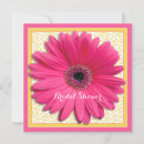 Search for yellow gerbera daisy invitations Pink