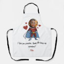 Search for superheros aprons For her