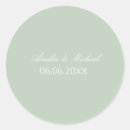 Search for envelope seal wedding stickers Sage green