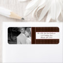Search for photo return address labels weddings Rustic