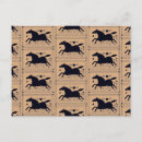 Search for horse silhouette postcards Pony