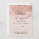 Search for dusty pink christening invitations Minimalist