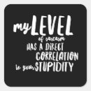 Search for funny stupid stickers Sarcasm