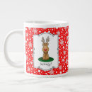 Search for the red nosed reindeer mugs Santa