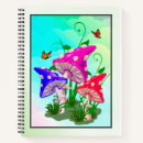 Search for mushroom notebooks Colourful