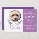 Search for dog photo invitations Pawty