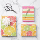 Search for citrus wrapping paper Lemons