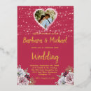 Search for red gray wedding invitations Couple
