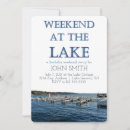 Search for weekend bachelor party invitations Weekend at the lake