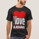 Search for home state tshirts Alabama