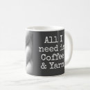 Search for funny knitting coffee mugs Yarn