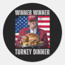 Search for turkey dinner stickers Donald