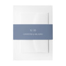 Search for dusty blue invitation belly bands Modern