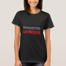 Search for funny badminton tshirts Birthday