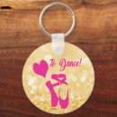 Search for love dance key rings Ballerina