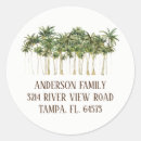 Search for palm tree tropical stickers Return address